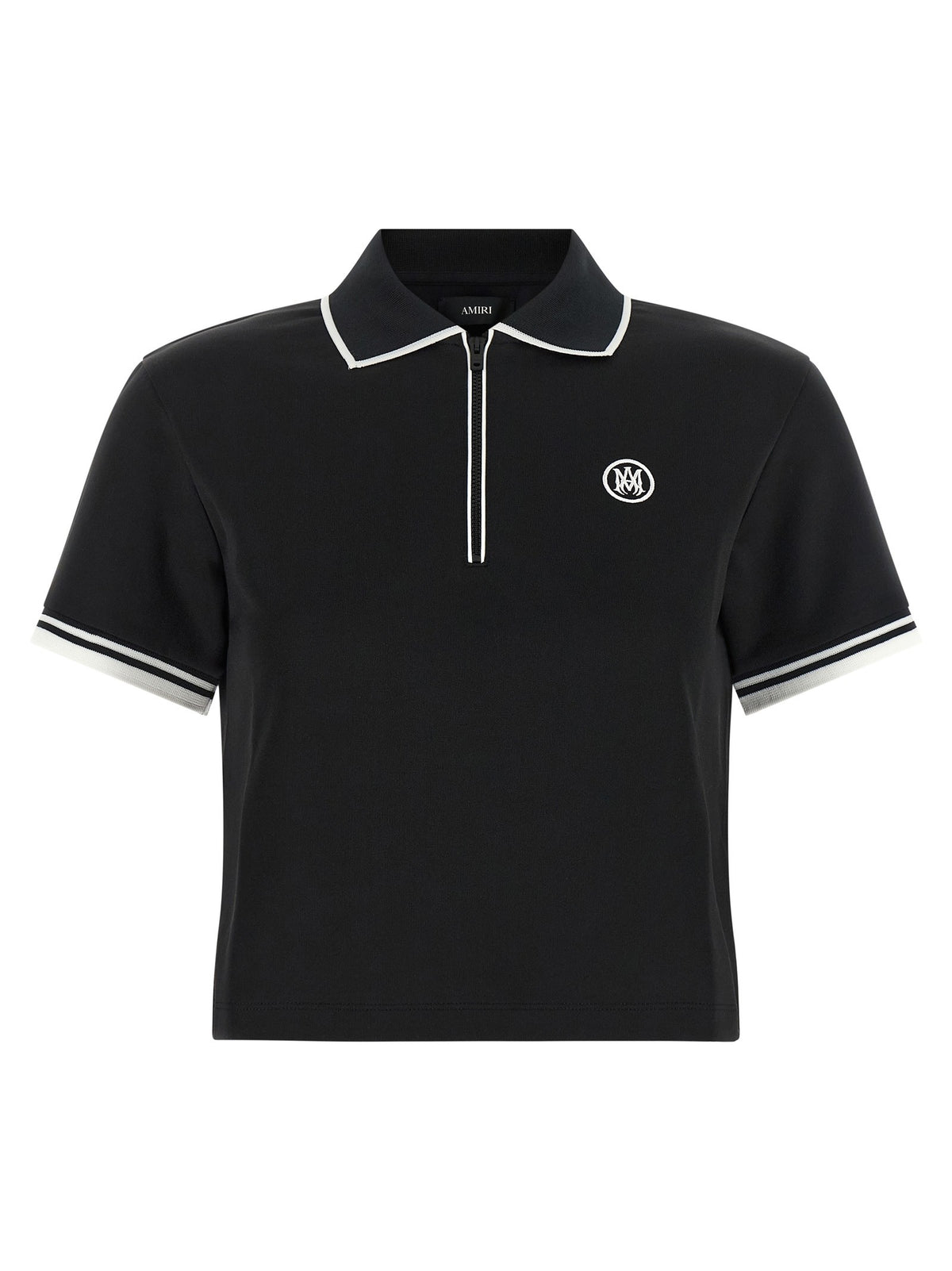 Zipped polo shirt