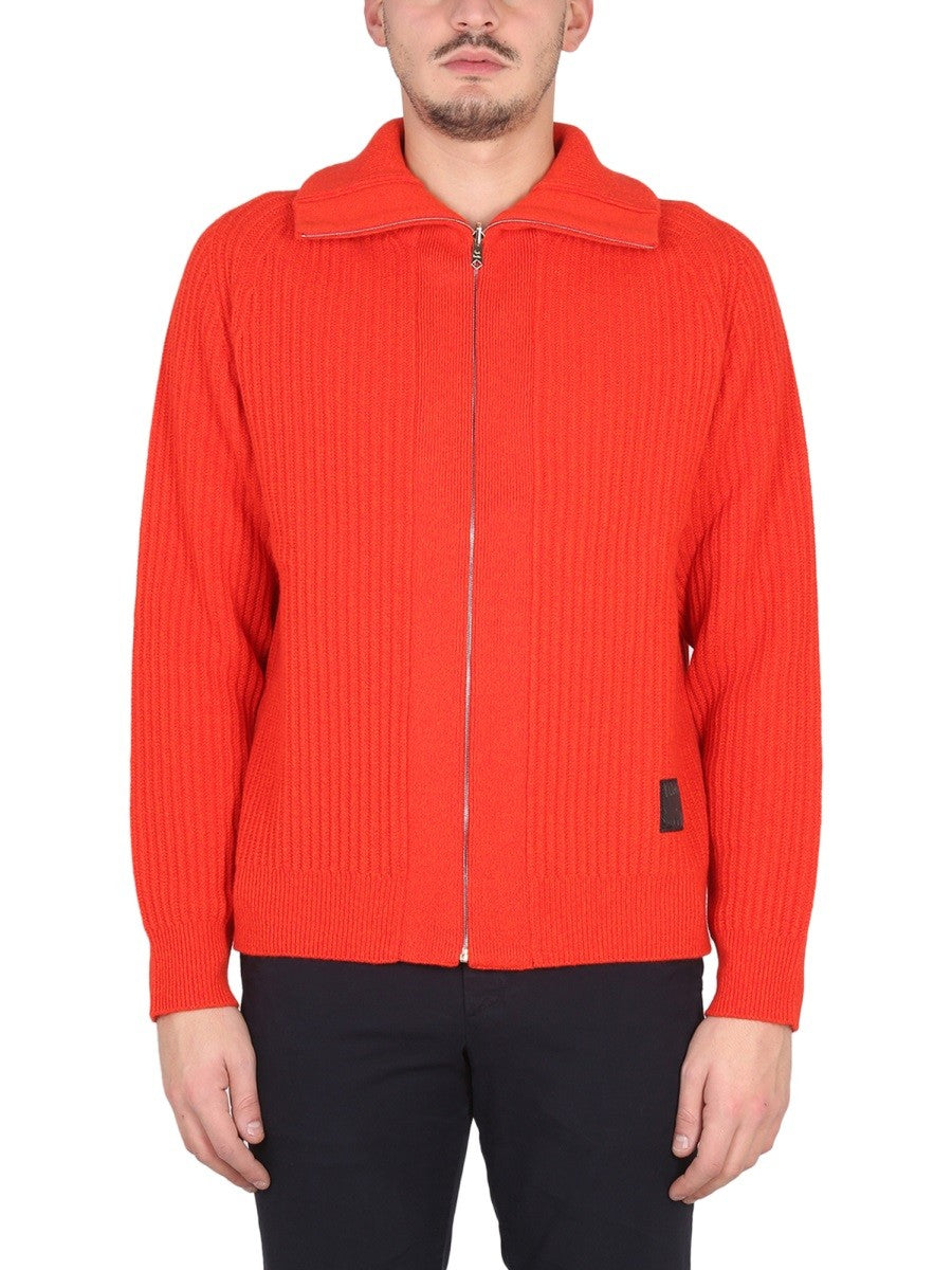 ZIPPERED CARDIGAN